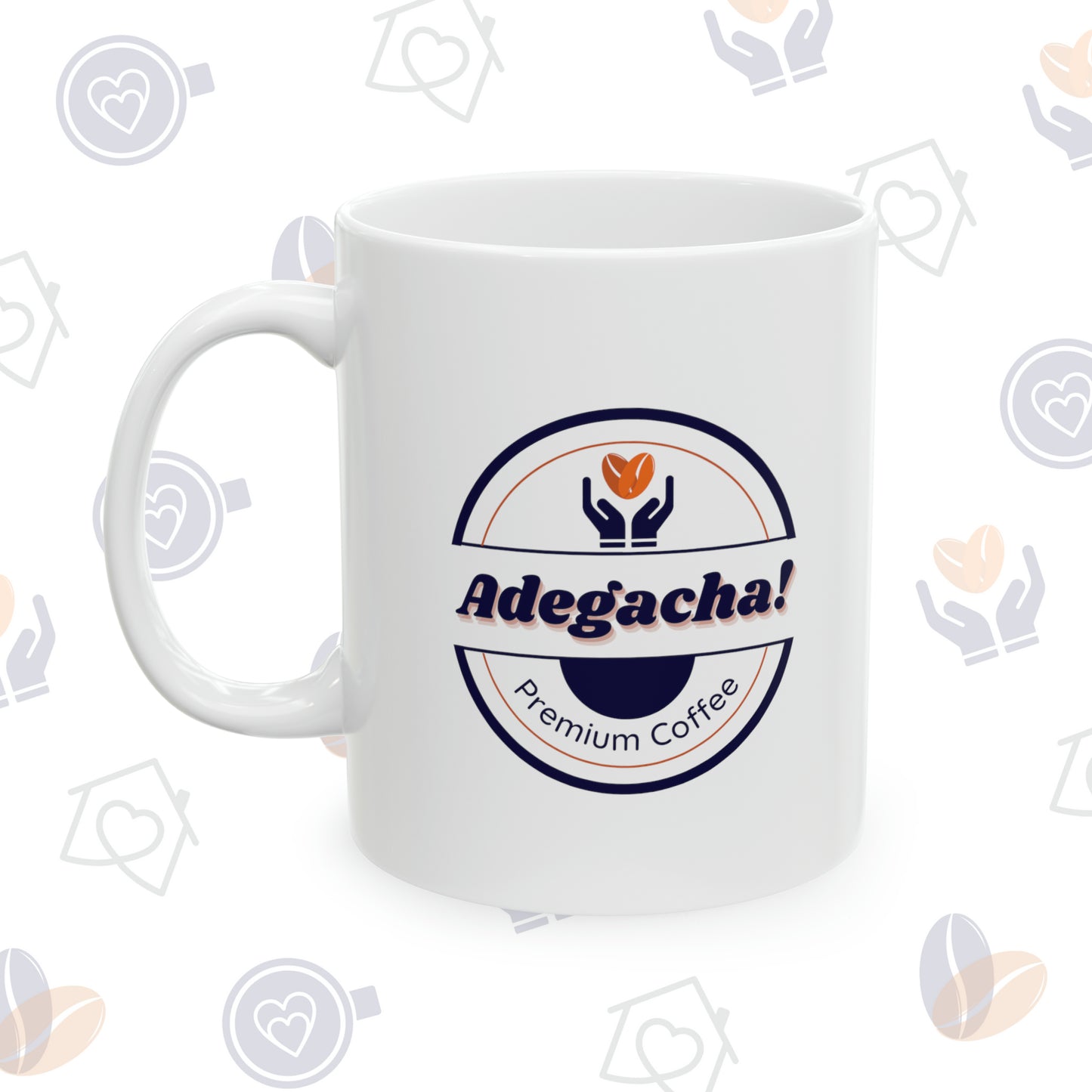 Adegacha Ceramic Mug, 11oz